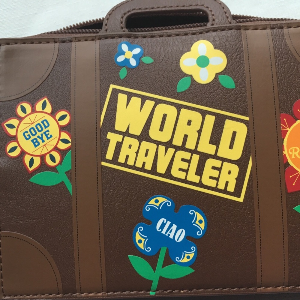 Disney It's a Small World Mini Luggage Case - NWT - Picture 7 of 7